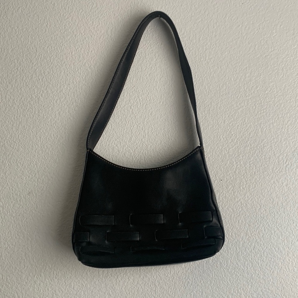 90s Nine West Leather Bag one zipper compartment never used